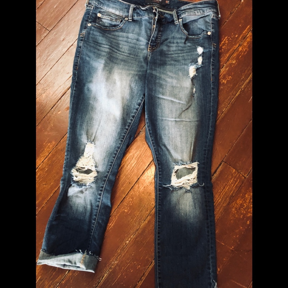 Boyfriend Cropped Jeans